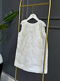 Kız Çocuk Taşlı Özel Tasarım Elbise