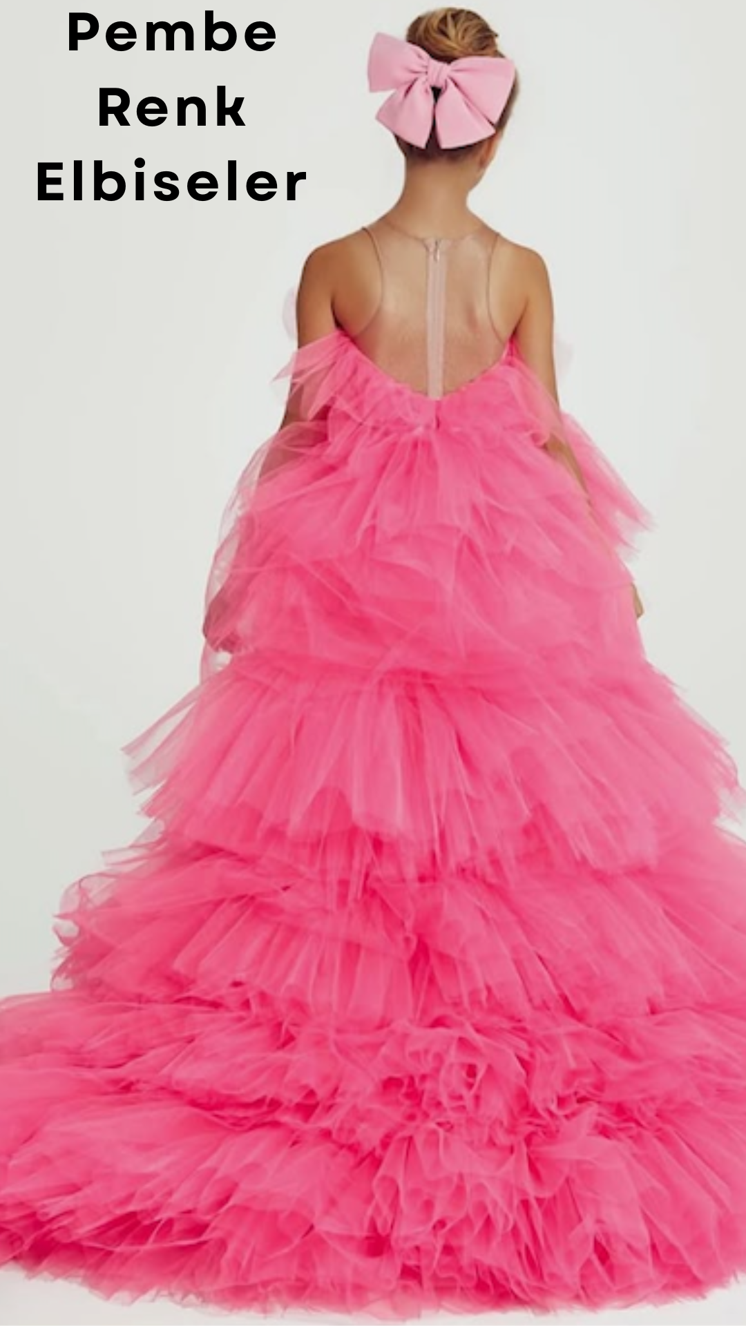Pembe Renk Tasarım Elbiseler